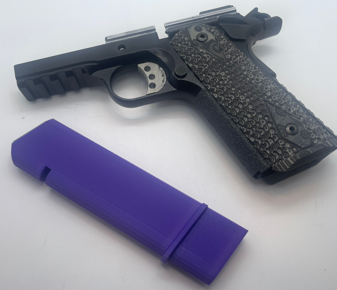 1911 Gunsmith Armorer's Magwell Vise Block Tool - Colt S&W Kimber, PURPLE!
