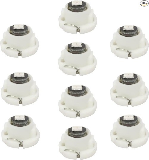 10x Green T4.2 Neo Wedge Led 3030 Chipest 10mm Base Car Instrument Cluster Green