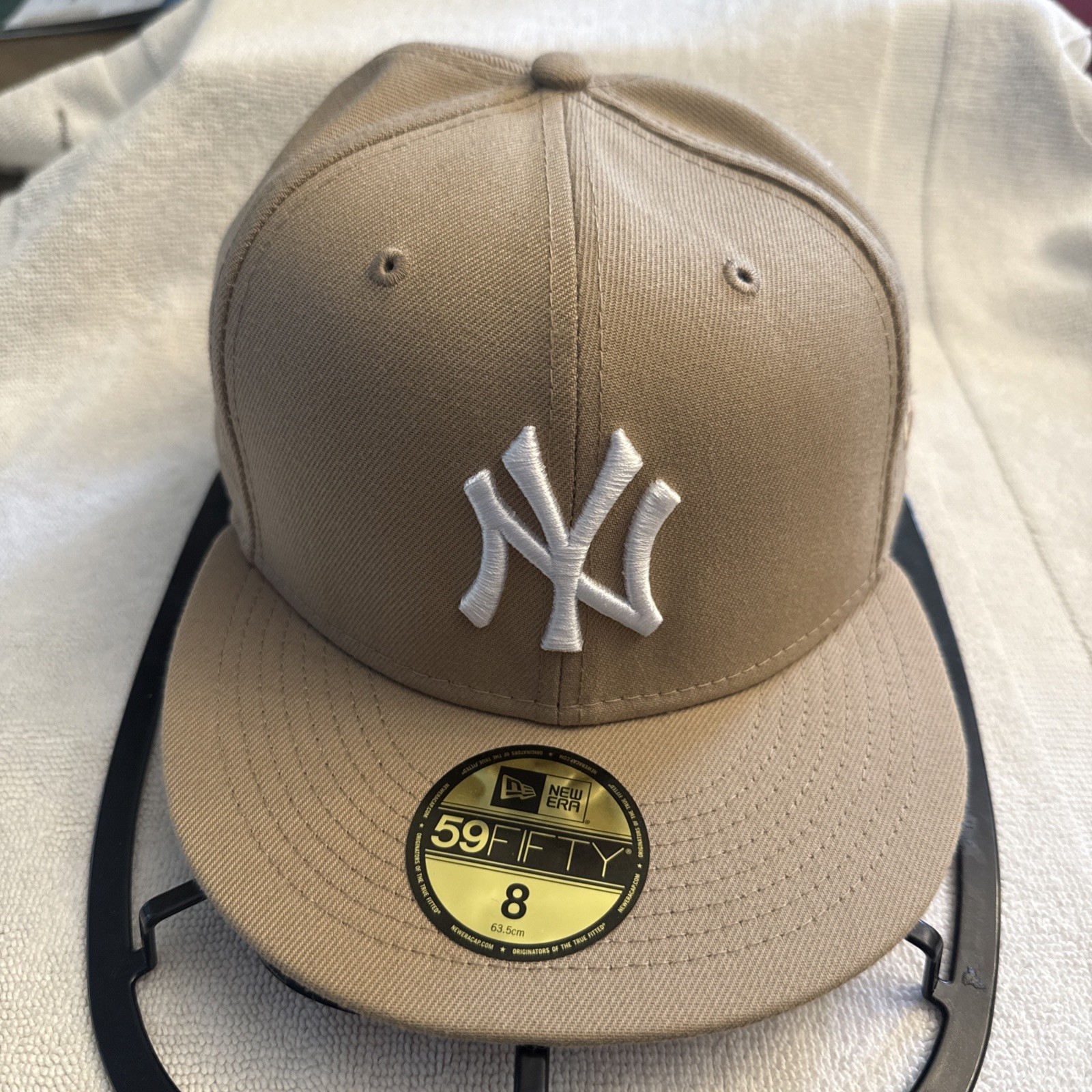 Men's New York Yankees New Era x Joe Freshgoods Tan Fitted Hat: Size 8