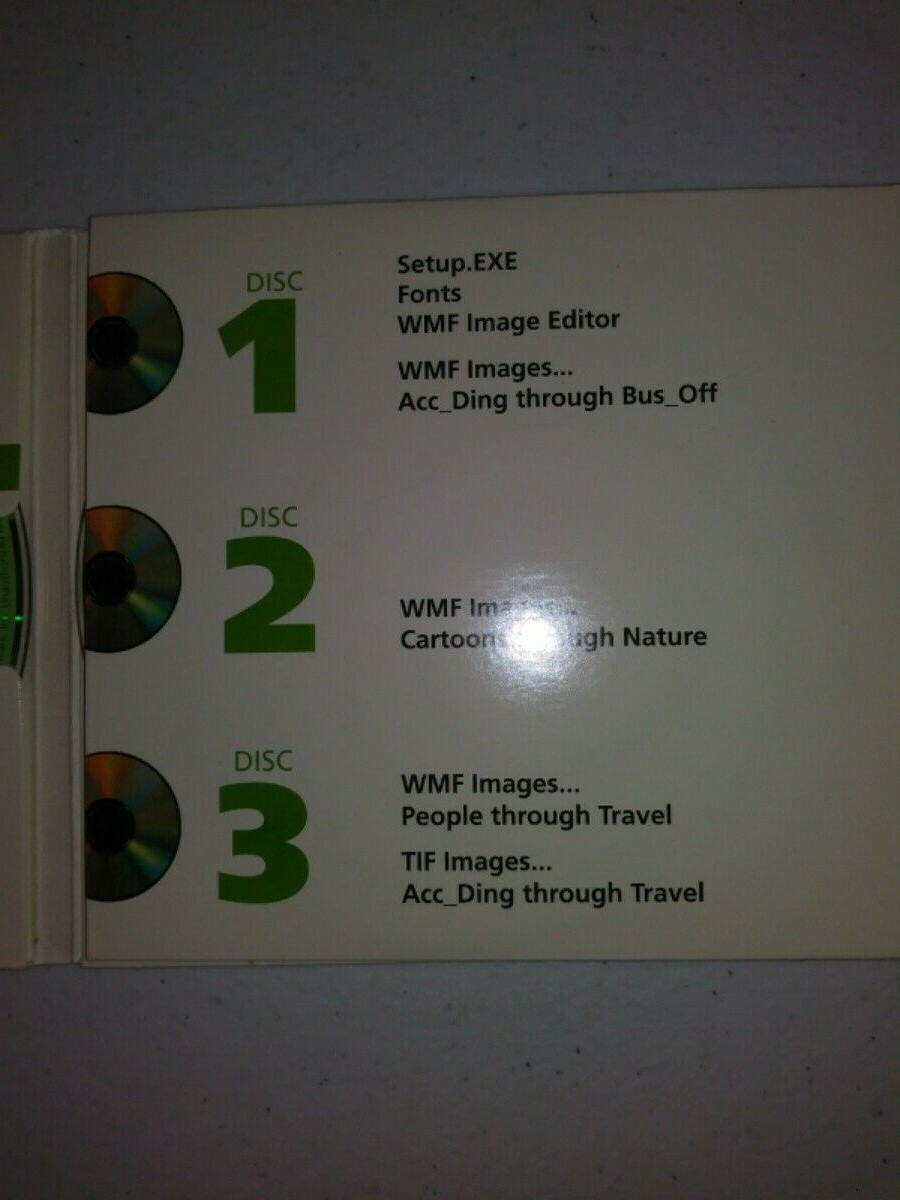 Click Art 40,000 Starter Image Pak w/Users Guide, Visual Catalog, 3 CDs