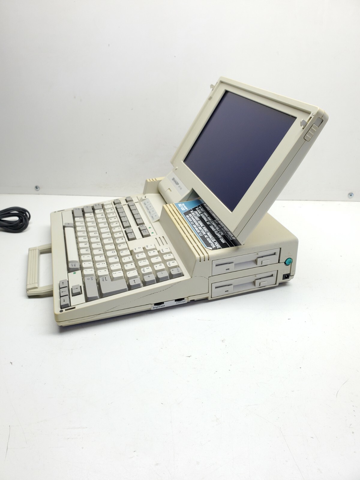 Sharp MZ-100 Luggable PC Power Tested