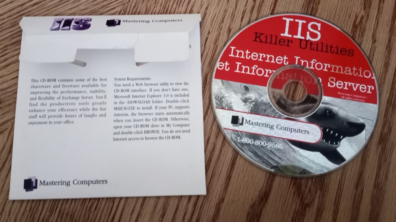 Mastering Computers' Killer Utilities IIS (PC Computer CD-ROM) W/ Sleeve