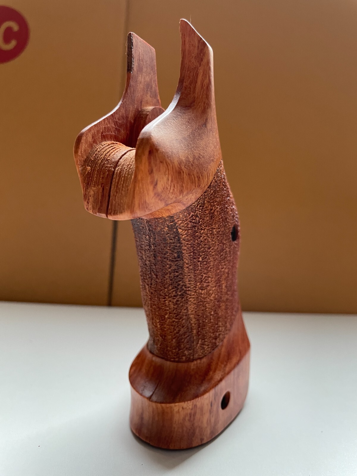 New Prof.Target Grips for S&W K/L Frame Round Butt all Crave Hardwood, opened