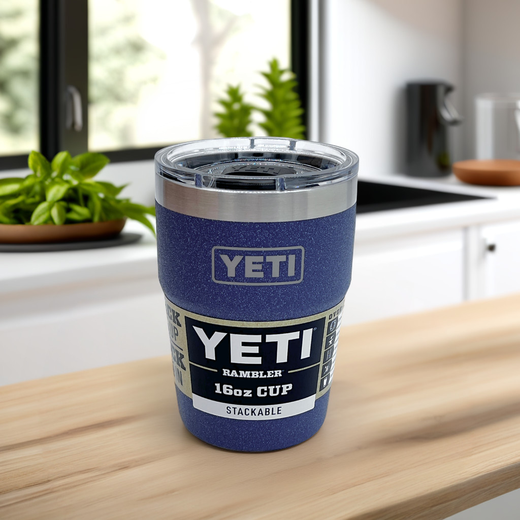 YETI Rambler 16 oz Stackable Cup Moon Dust Limited Edition Stone Texture Shimmer