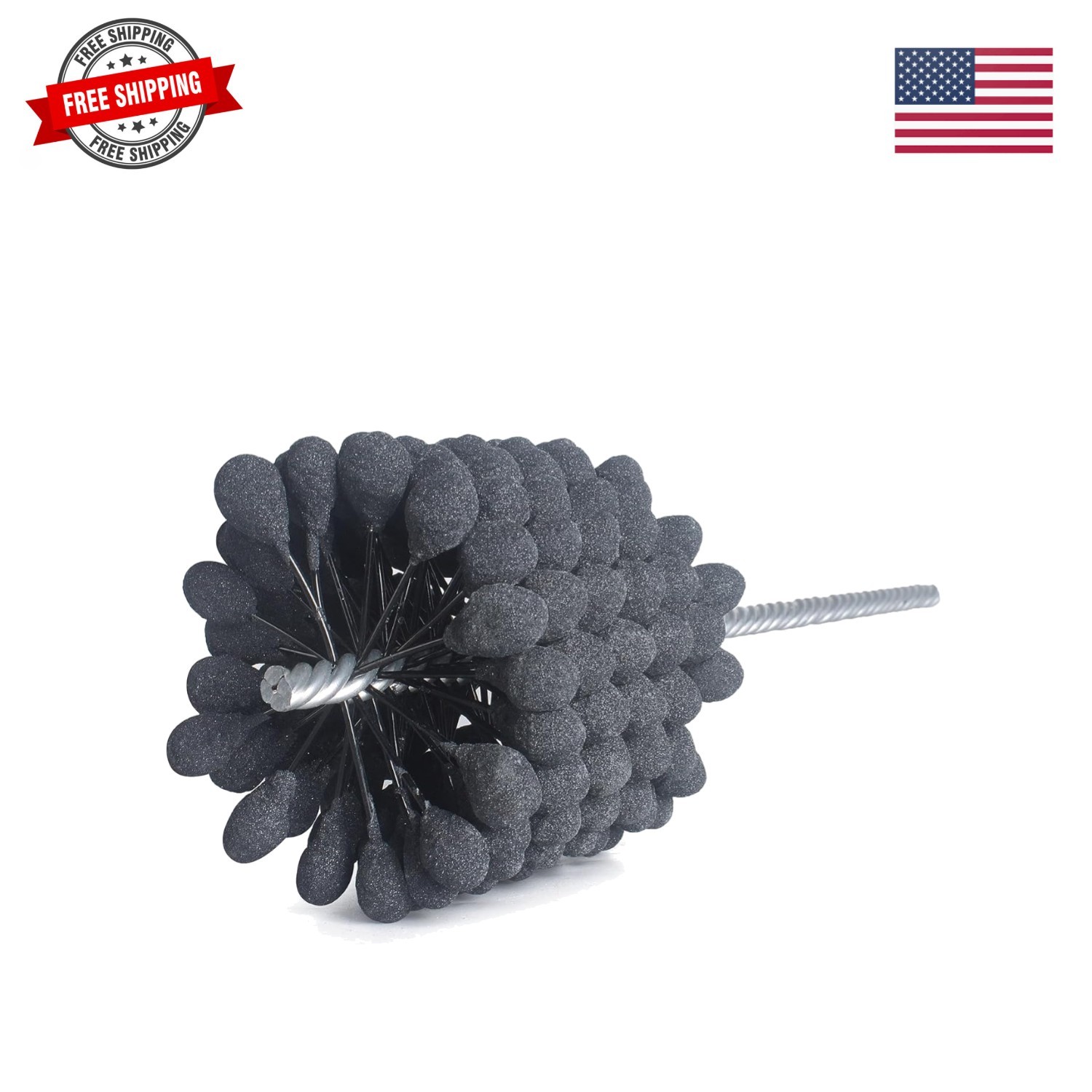 Garhgi 3-1/2"89mm Cylinder Hone Tool with 240 Grit Silicon Carbide Balls | Fl...