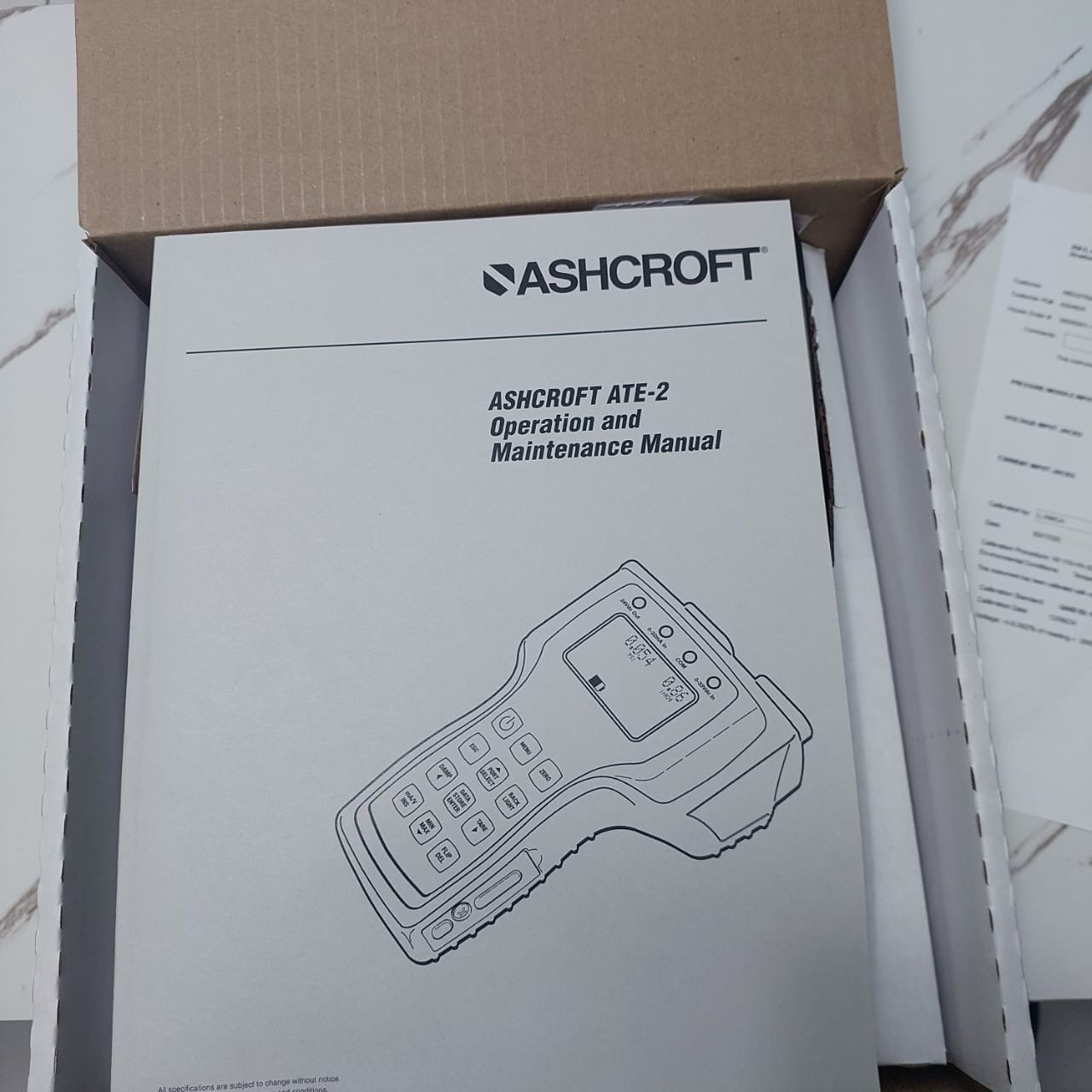 ASHCROFT ATE-2 HANDHELD PRESSURE CALIBRATOR With System Protection Modules