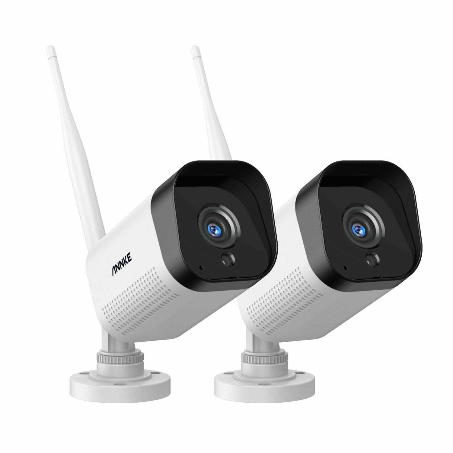 ANNKE 2x 5MP Wireless Outdoor Security IP Camera WIFI Two Way Audio AI Detection