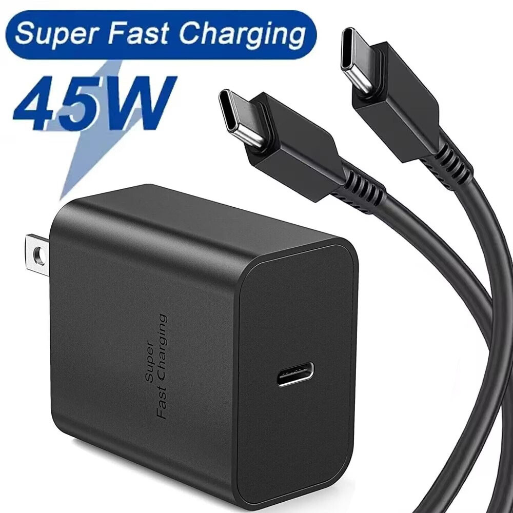For Motorola Moto G Stylus 5G 2023/G 5G 45W Type-C Fast Wall Charger USB-C Cable