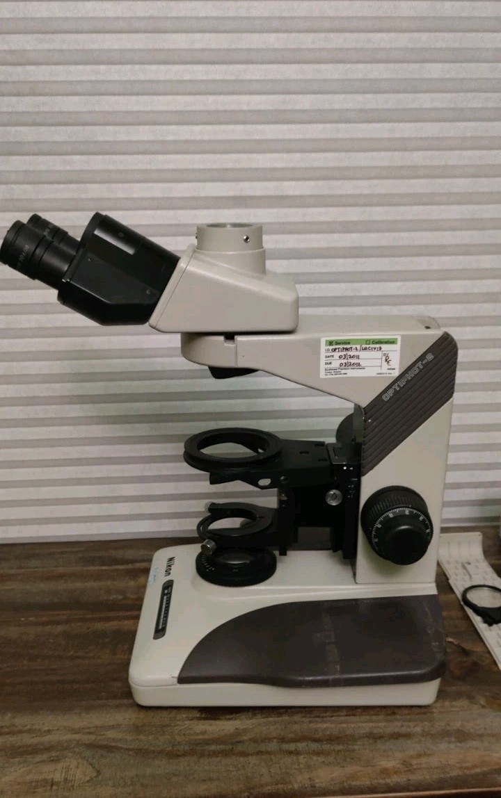 Nikon Optiphot 2 Trinocular Microscope (for parts)