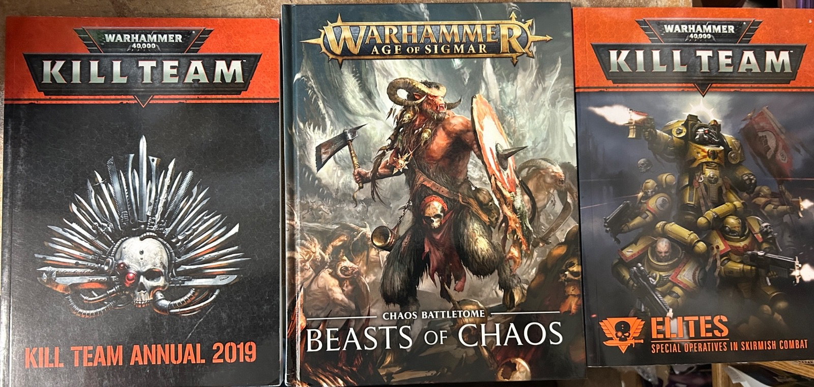 Warhammer 40K Kill Team Core Book 3 Book Lot - Age of Sigmar -