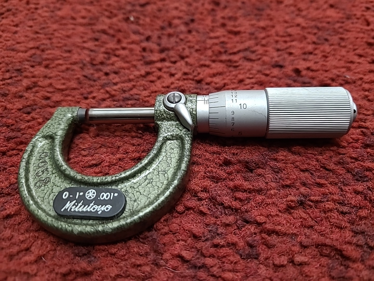 Vintage Mitutoyo No 103-127 0-1" Micrometer