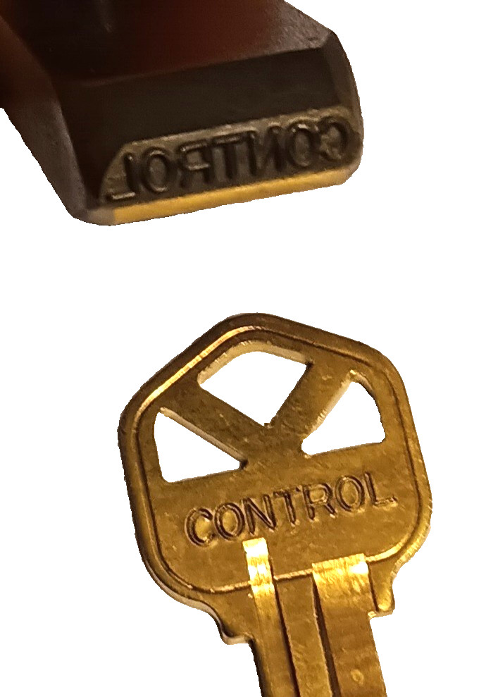 EverStamp #119 CONTROL Key Punch Locksmith Stamping Tool Key Mark Reads CONTROL