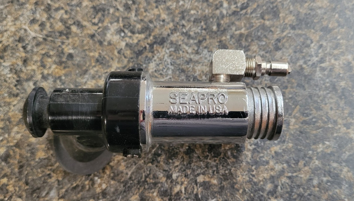 Vintage SeaPro Brass Power Inflator