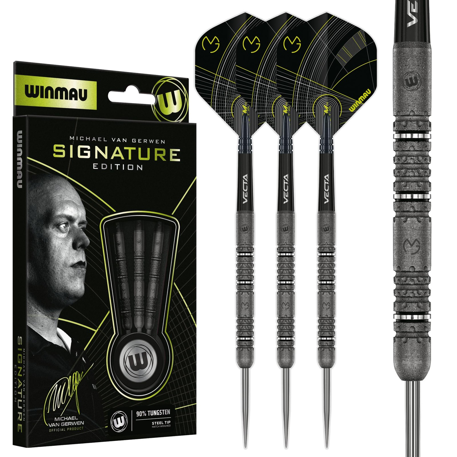 Winmau Van Gerwen Mvg Signature 22G Standard Steel Tip 90 Tungsten Metal Tip