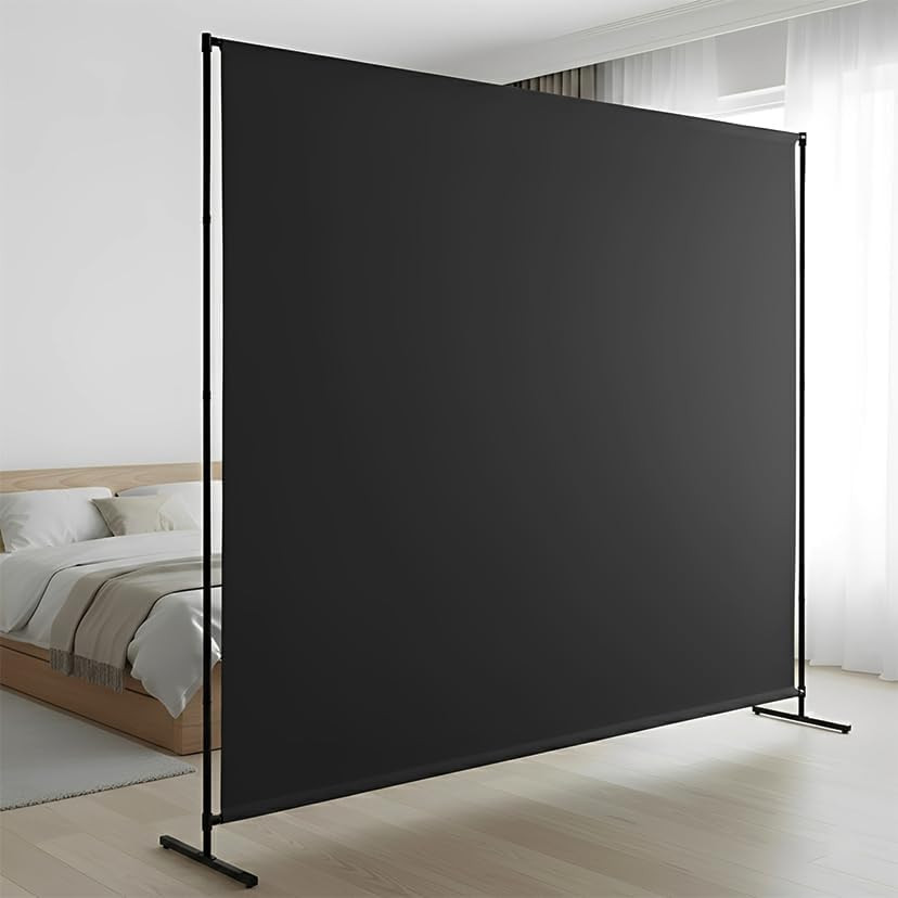 Room Divider, 72X72Inch Large Single Panel Privacy Screen with Thickened Fabric,