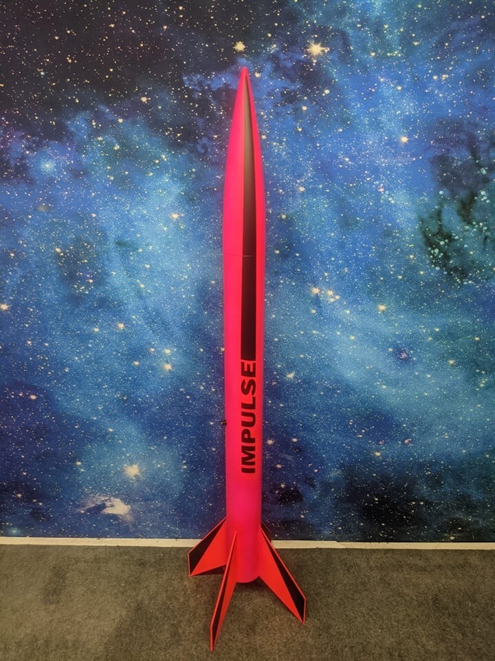 Estes Pro Series Impulse #2064 Model Rocket Clone Kit 37" Tall, Twin "E" Power!