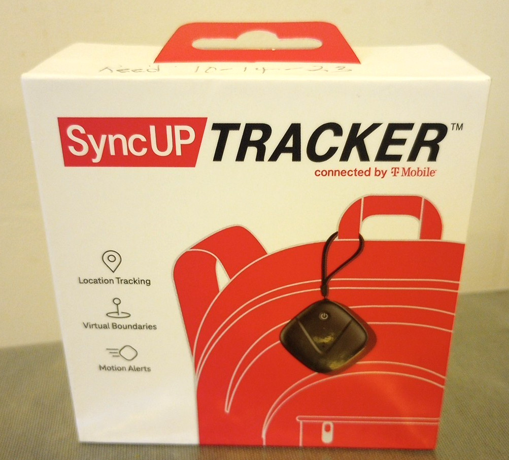 T-Mobile SyncUp Tracker - GPS Tracker - 128MB / Black / Gray NEW SEALED IN BOX