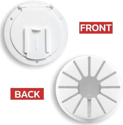 | RV Electrical Cable Hatch | Electrical Cable Hatch | RV 2 Packs Black