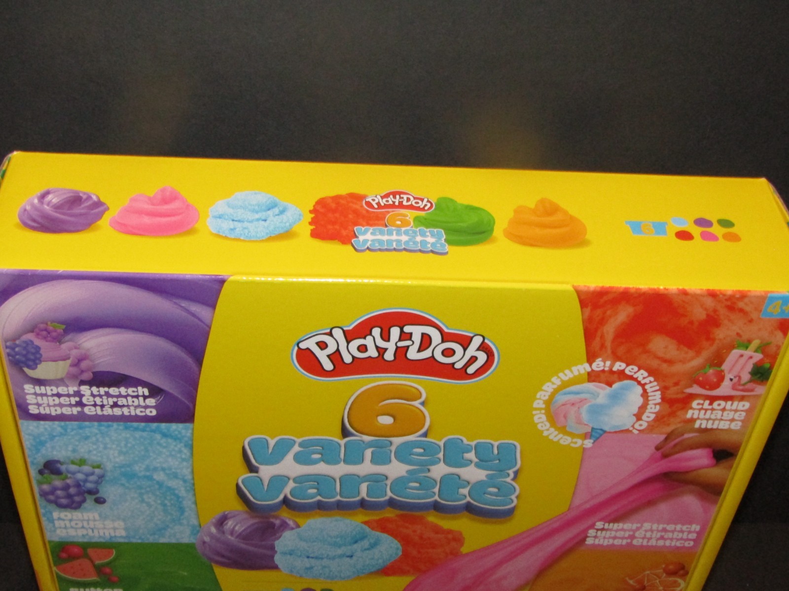 Play-Doh 6 Variety Compounds SUPER STRETCH Scented FOAM Butter CLOUD