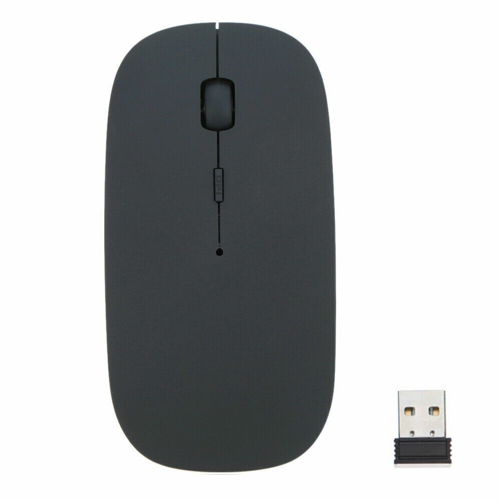 Slim 2.4GHz Optical Wireless Optical Mouse USB Receiver For Laptop PC DELL ACER