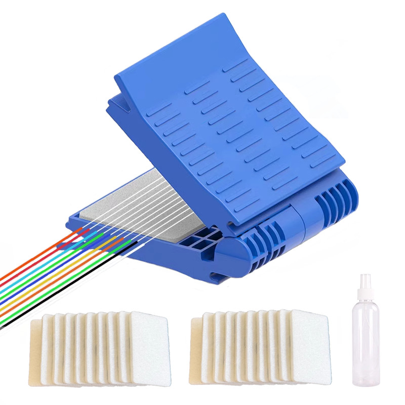FTTH Optical fiber wiping clip Fiber Wiper cleaner tool dust-free Nano cotton