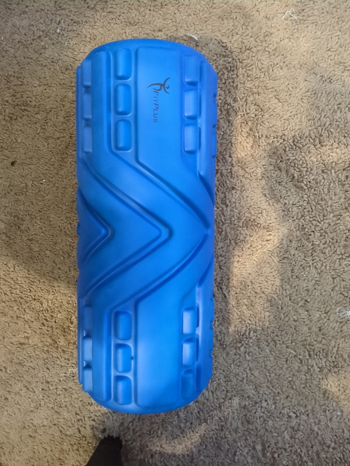 fit plus Five Inch Diameter 12 Inch Long Massage Foam Roller