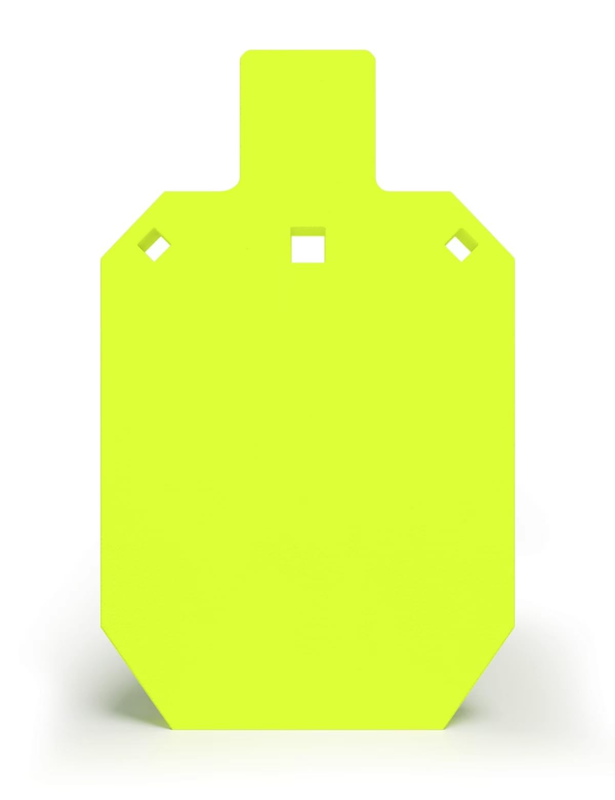 AR500 Steel Target for Shooting - 1/2" Thick Rifle Rated 7×12 Inch, Yellow