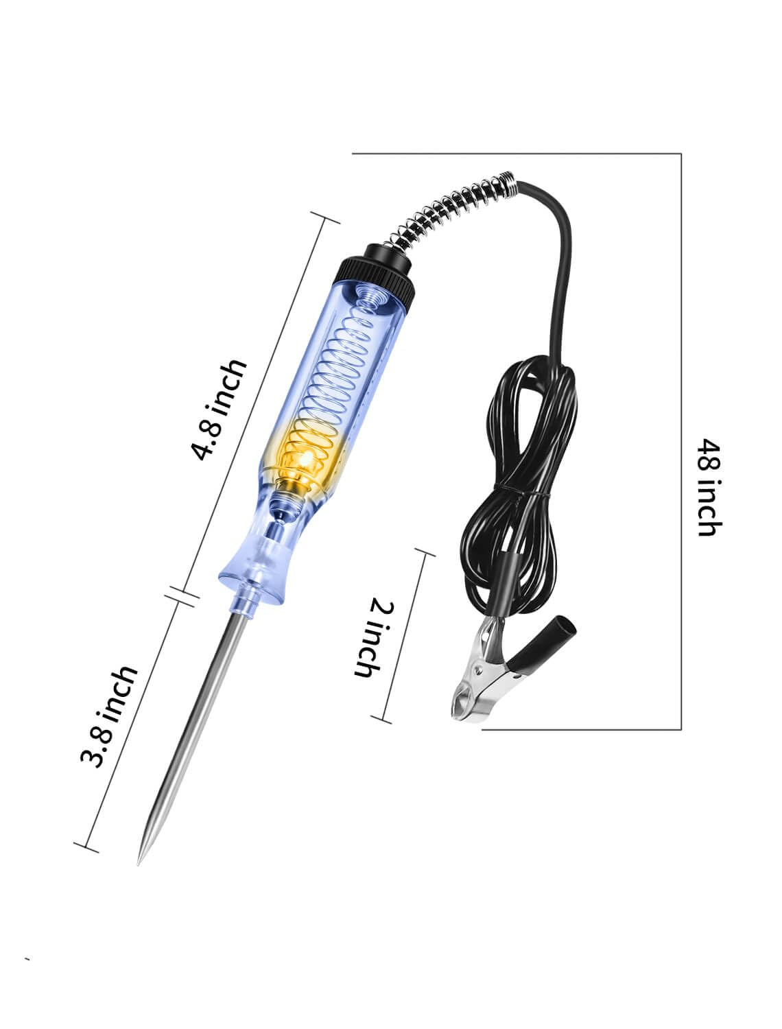 6-24V Automotive Circuit Tester Test Light Voltage Probe Electrical Tool