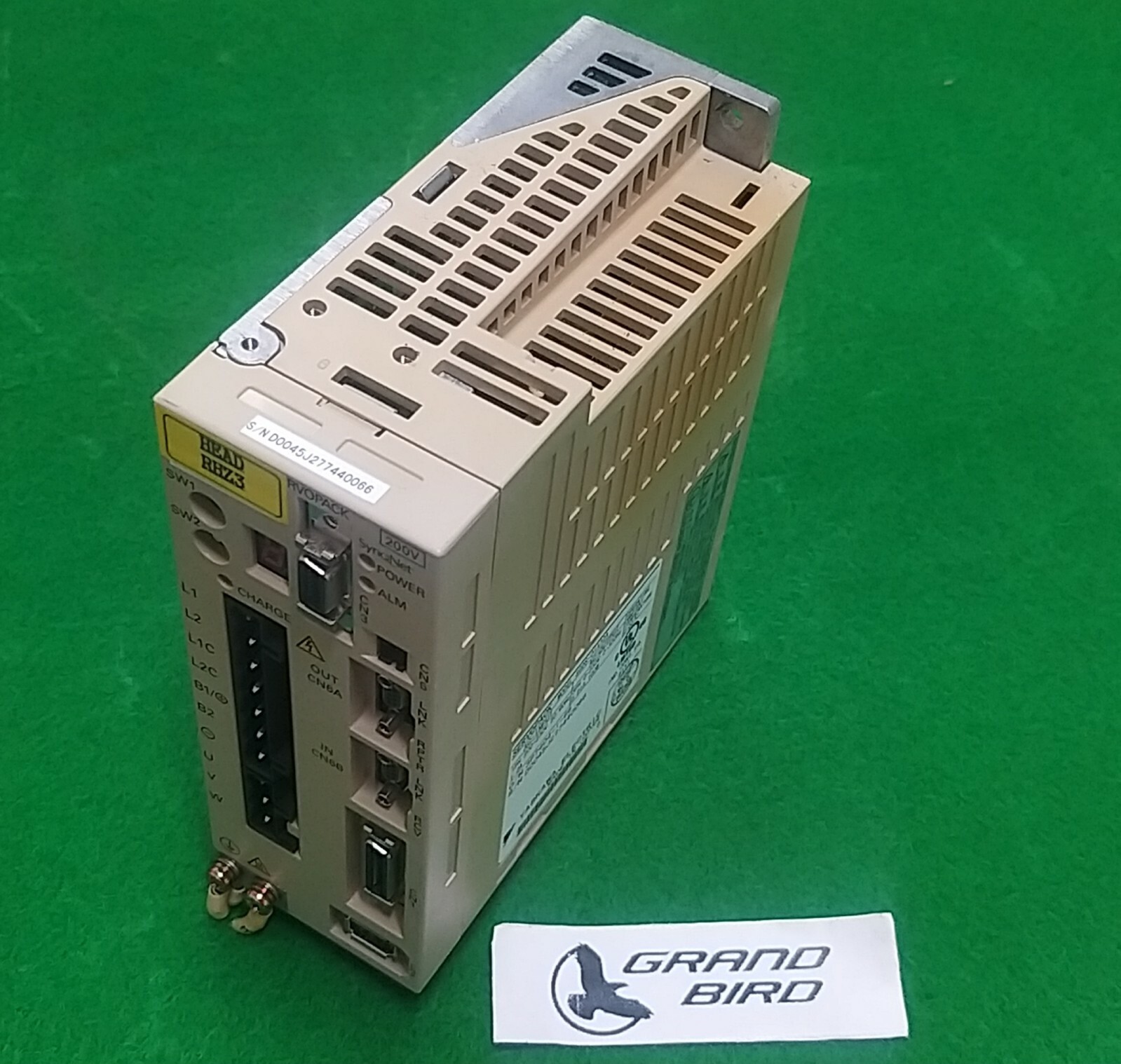 YASKAWA SGDS-01A72A SERVOPACK, USED