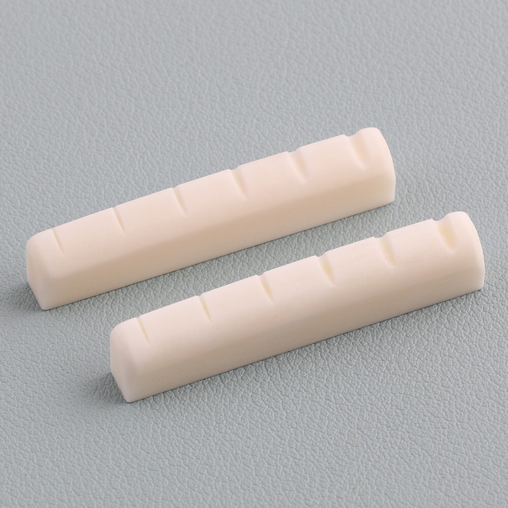 2pcs Pre-Slotted Bone Nut for YAMAHA FG Acoustic Guitar 43x5x9mm