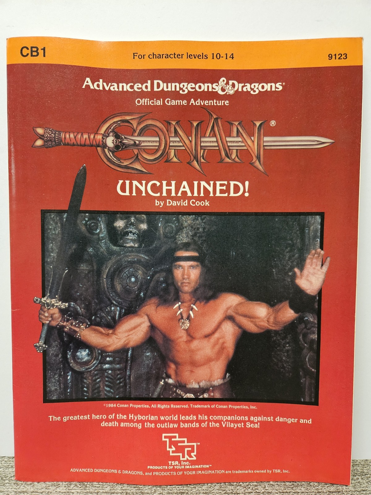 TSR AD&D 1st Ed Conan - Unchained! VG+