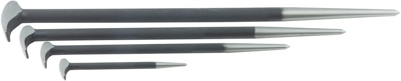 71600 4 Piece Pry Bar Set for Garages, Repair Shops, and DIY, Lady Slipper Style