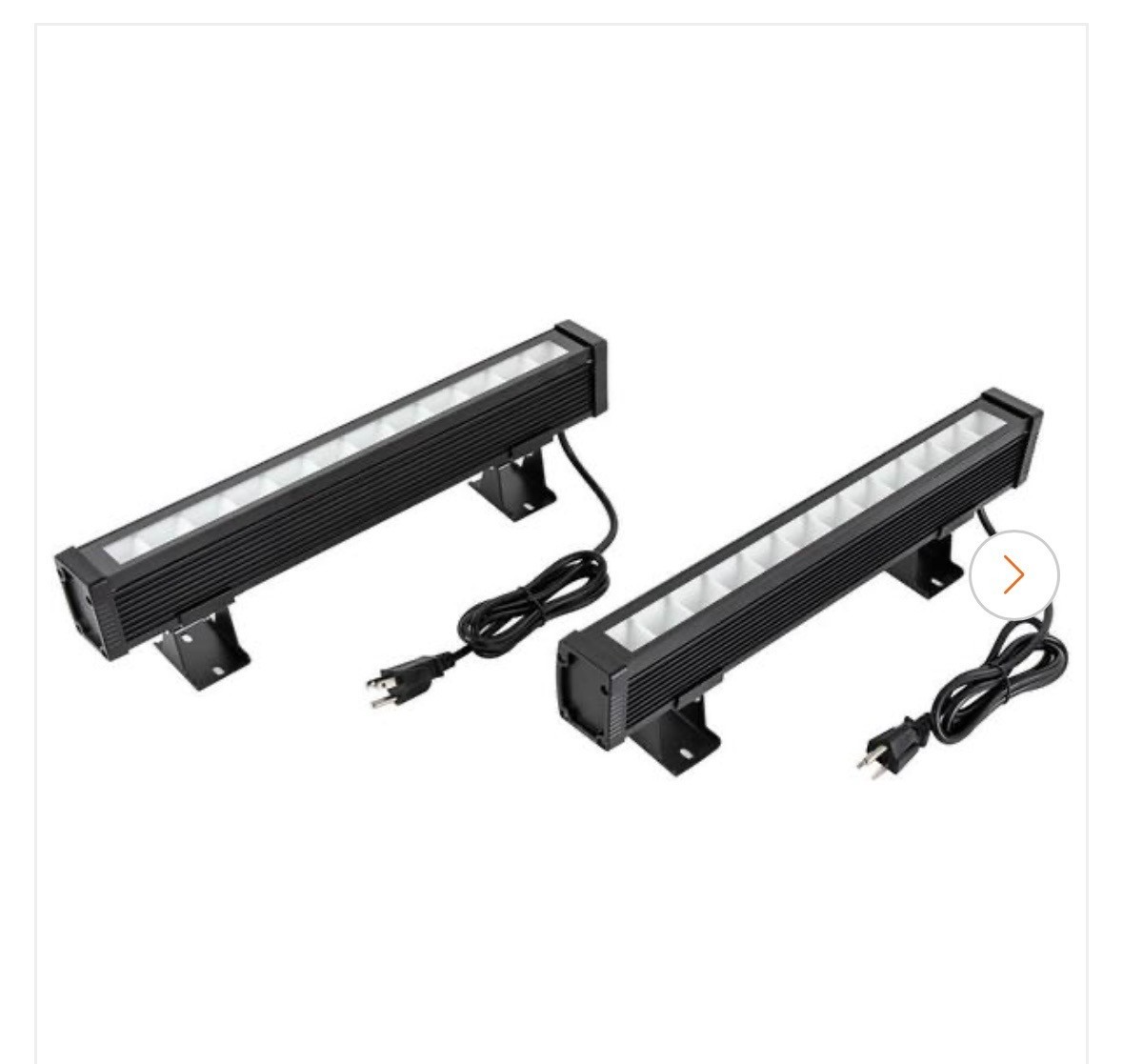 oukaning 45-watt 180 degree black LED Flood Light Dimmable Wall Wash