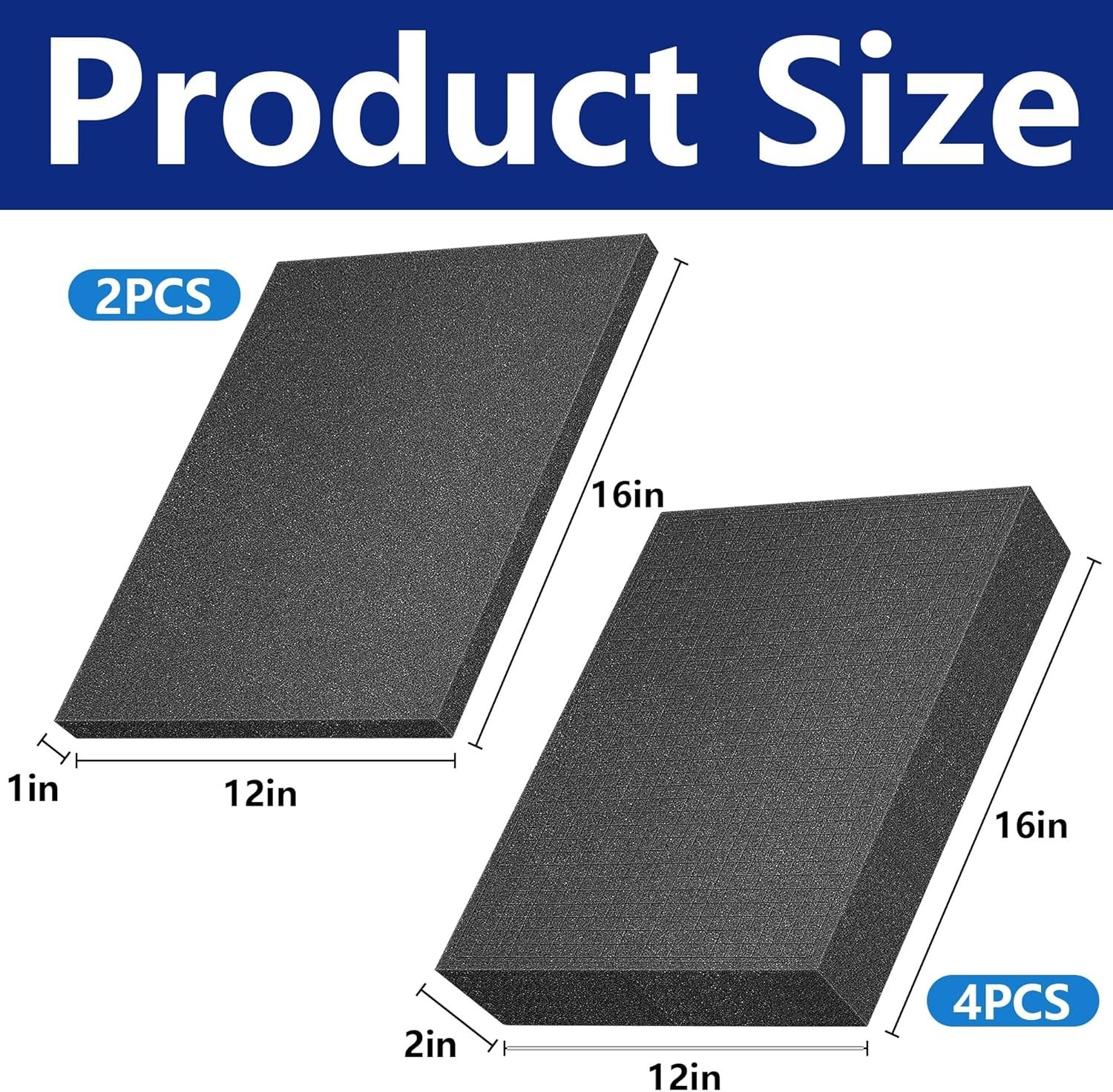 6 Pcs Pick Apart Foam Insert- 2 Sizes Pick and Pluck Foam- Pluck Pre Cube She...