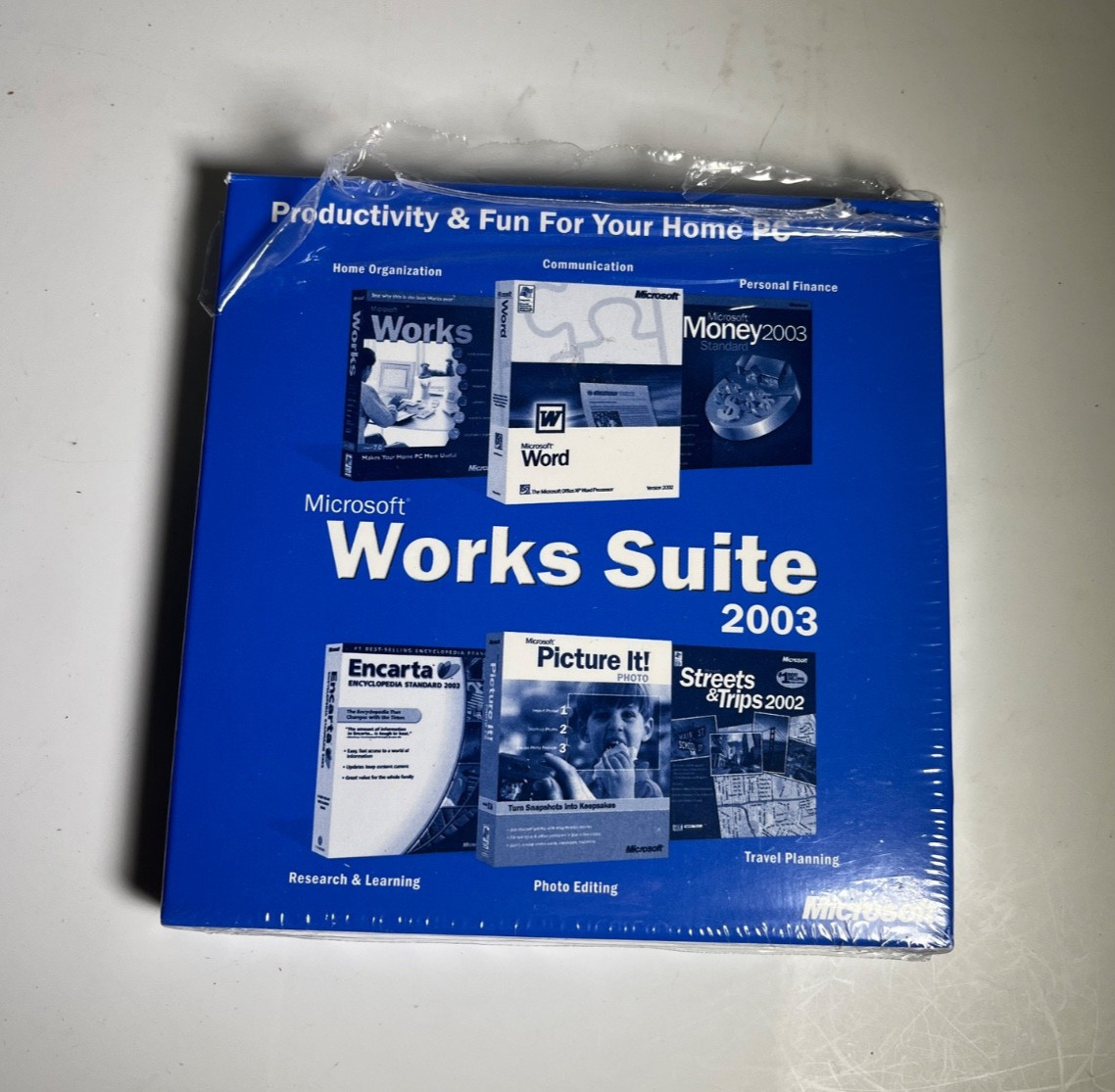 Microsoft Works Suite 2003 Software CD - Comes With Product Key