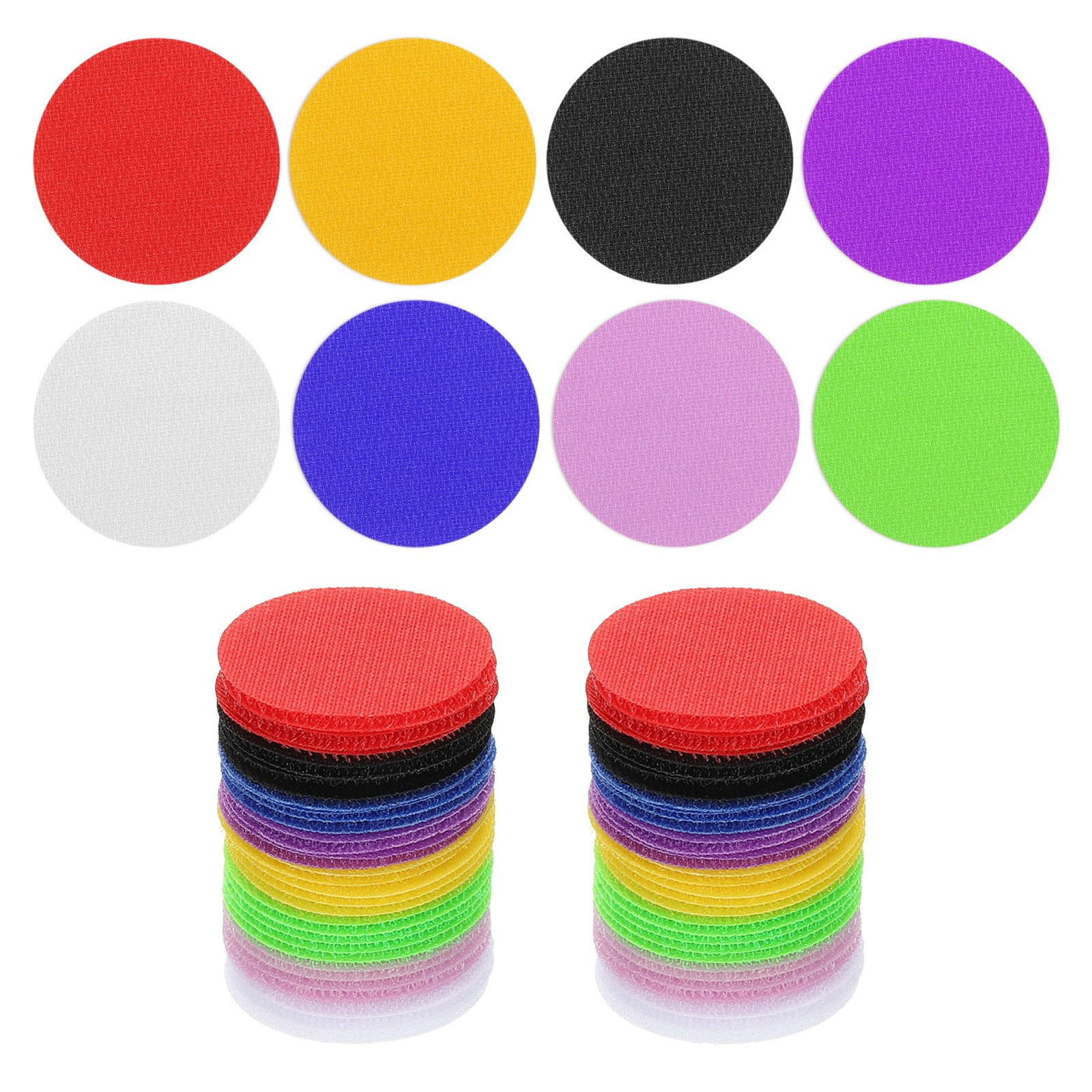 64Pcs Carpet Spots for Classroom, 2 Inch Floor Dots Markers, Multicolor