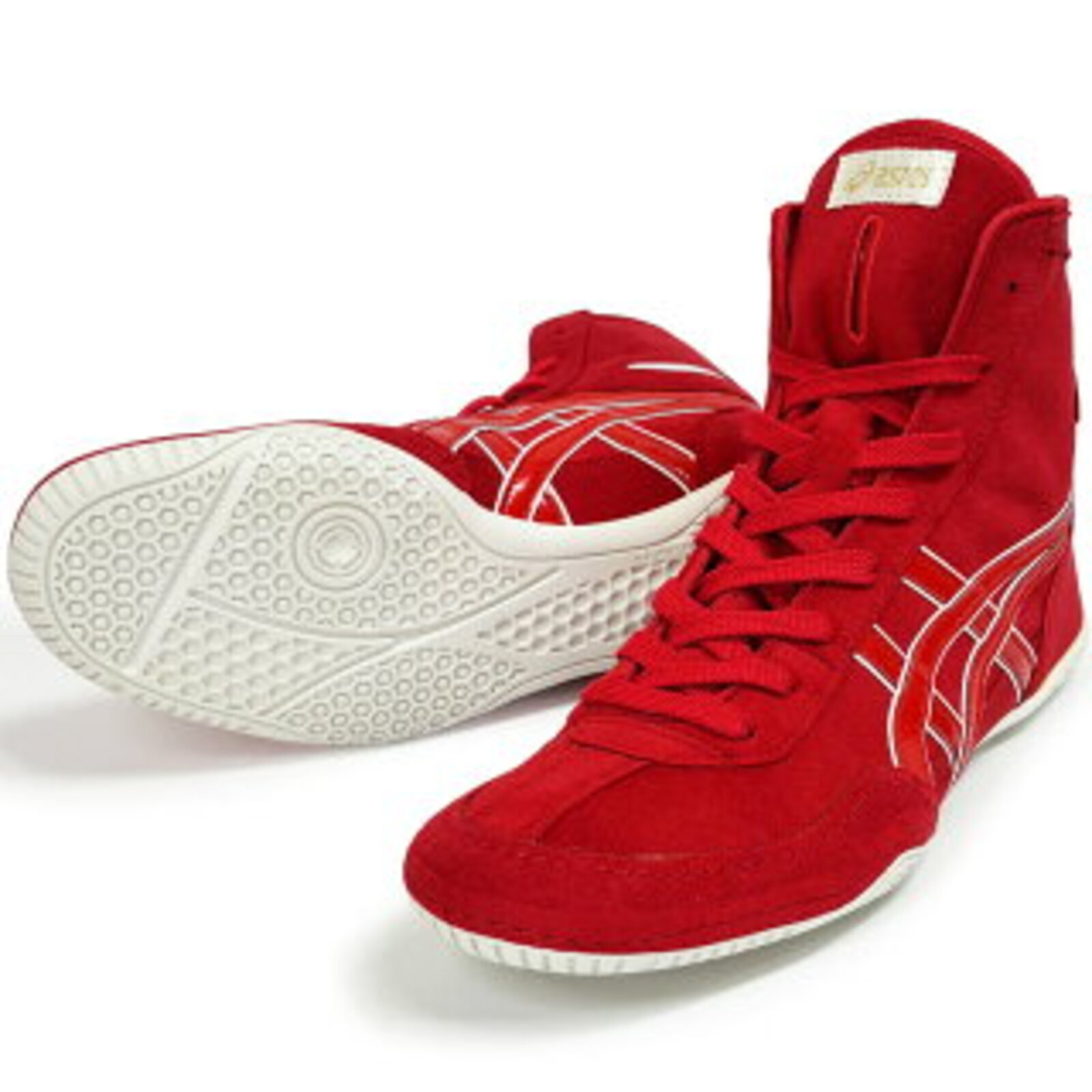 ASICS Wrestling Shoes 1083A001 EX-EO TWR900 Red×Red A532