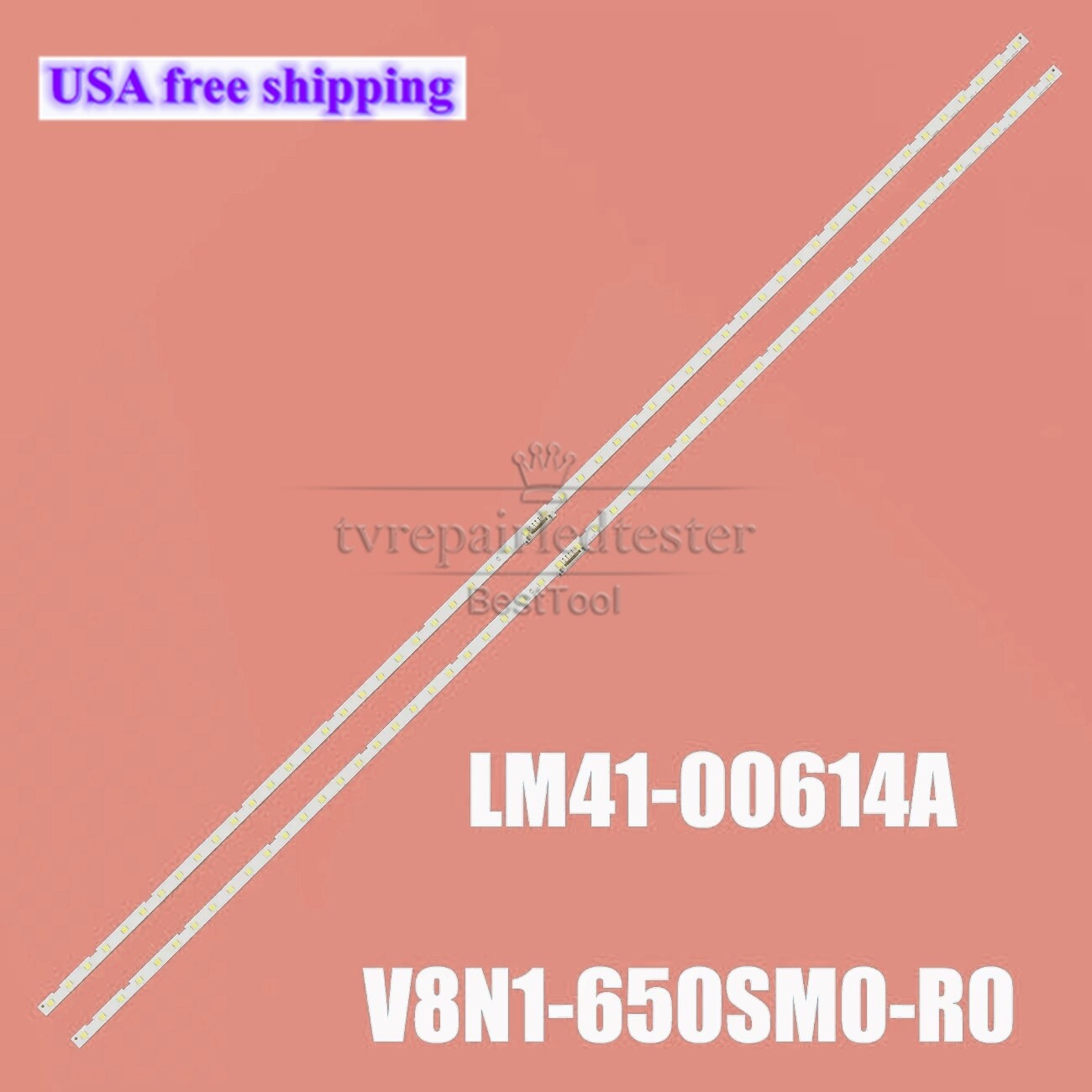LED backlight strips for Samsung UN65NU7100 UN65NU6900 UN65RU7300 UE65NU7100