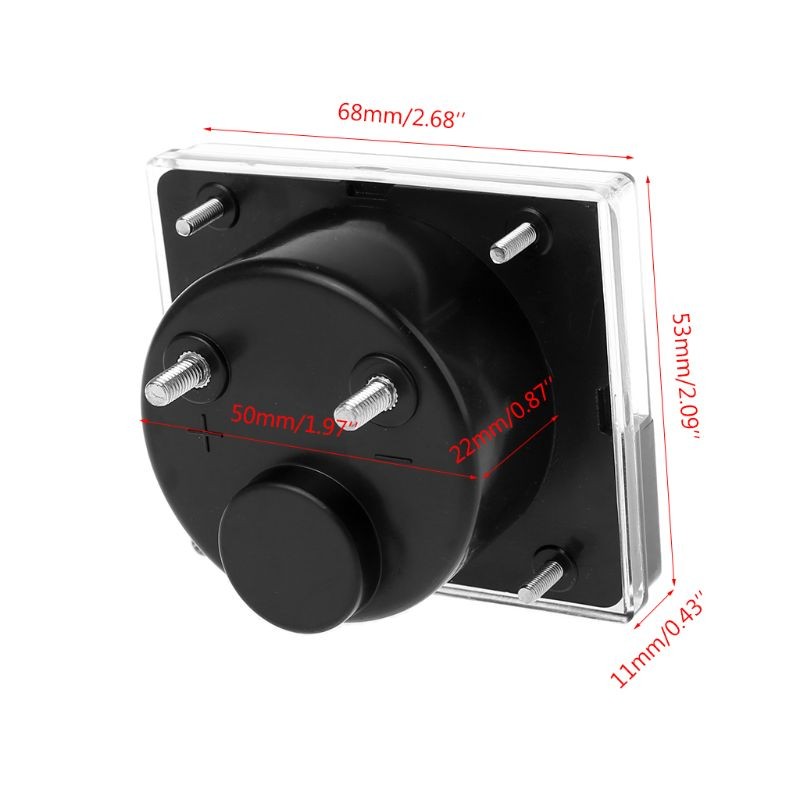 Plastic Housing AC 0-300V Rectangle Volt Analog Panel Meter Voltage Gauge Panel