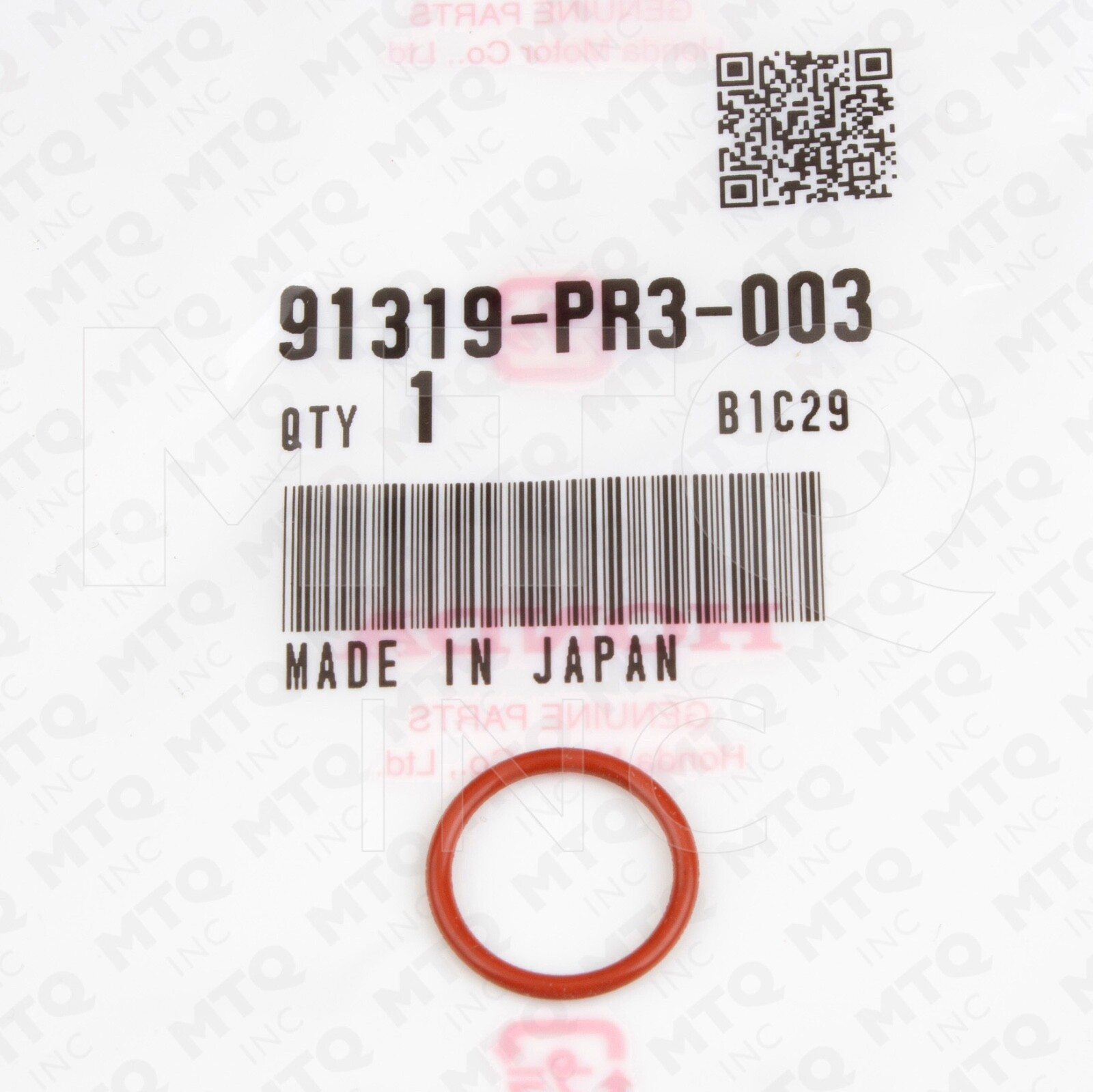 Genuine Honda Acura VTEC Sol Filter ORng 91319-PR3-003 / 91319-PR3-000