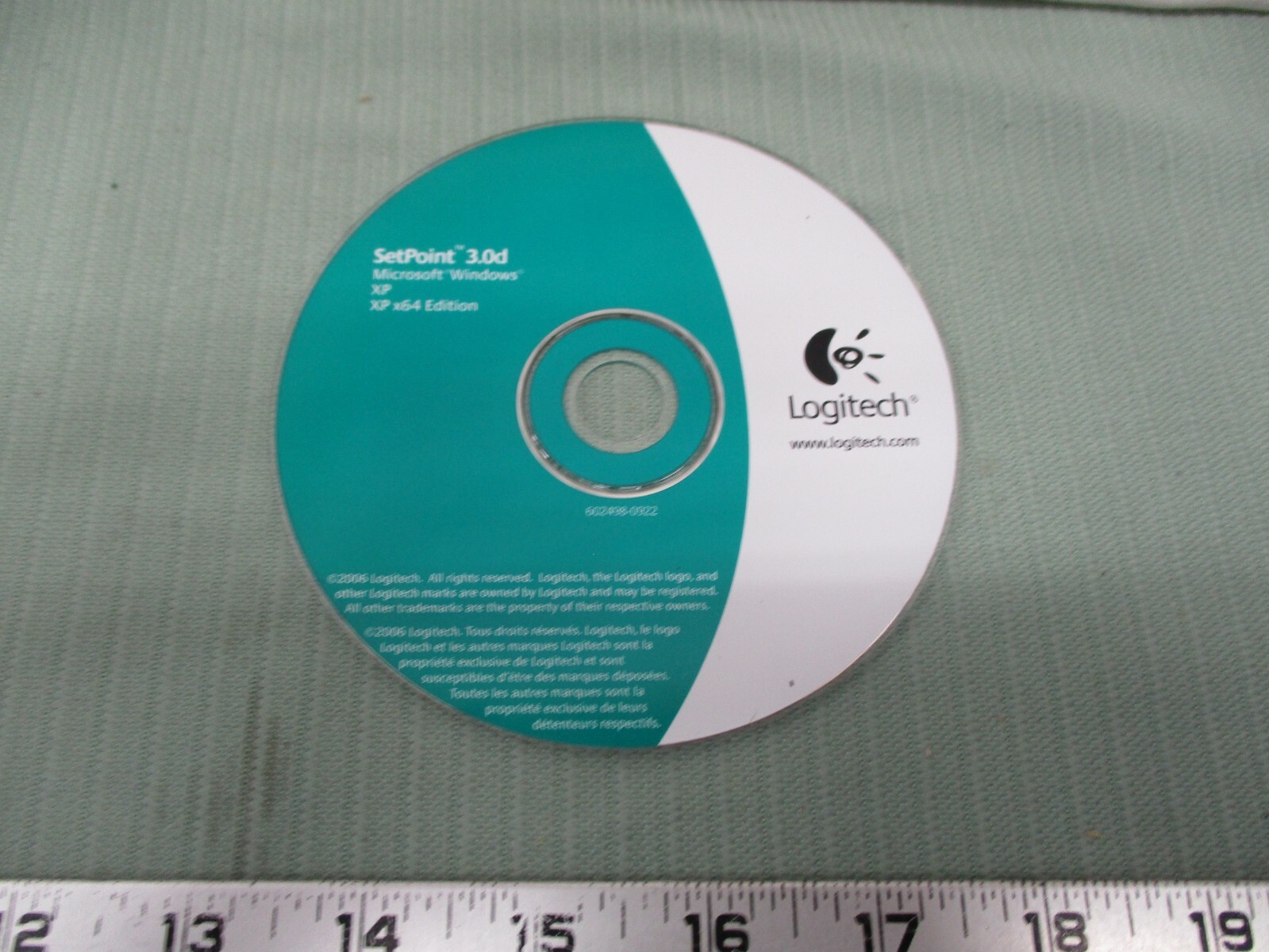 Logitech SetPoint Set Point 3.0d Windows Download Installment CD Disc Microsoft
