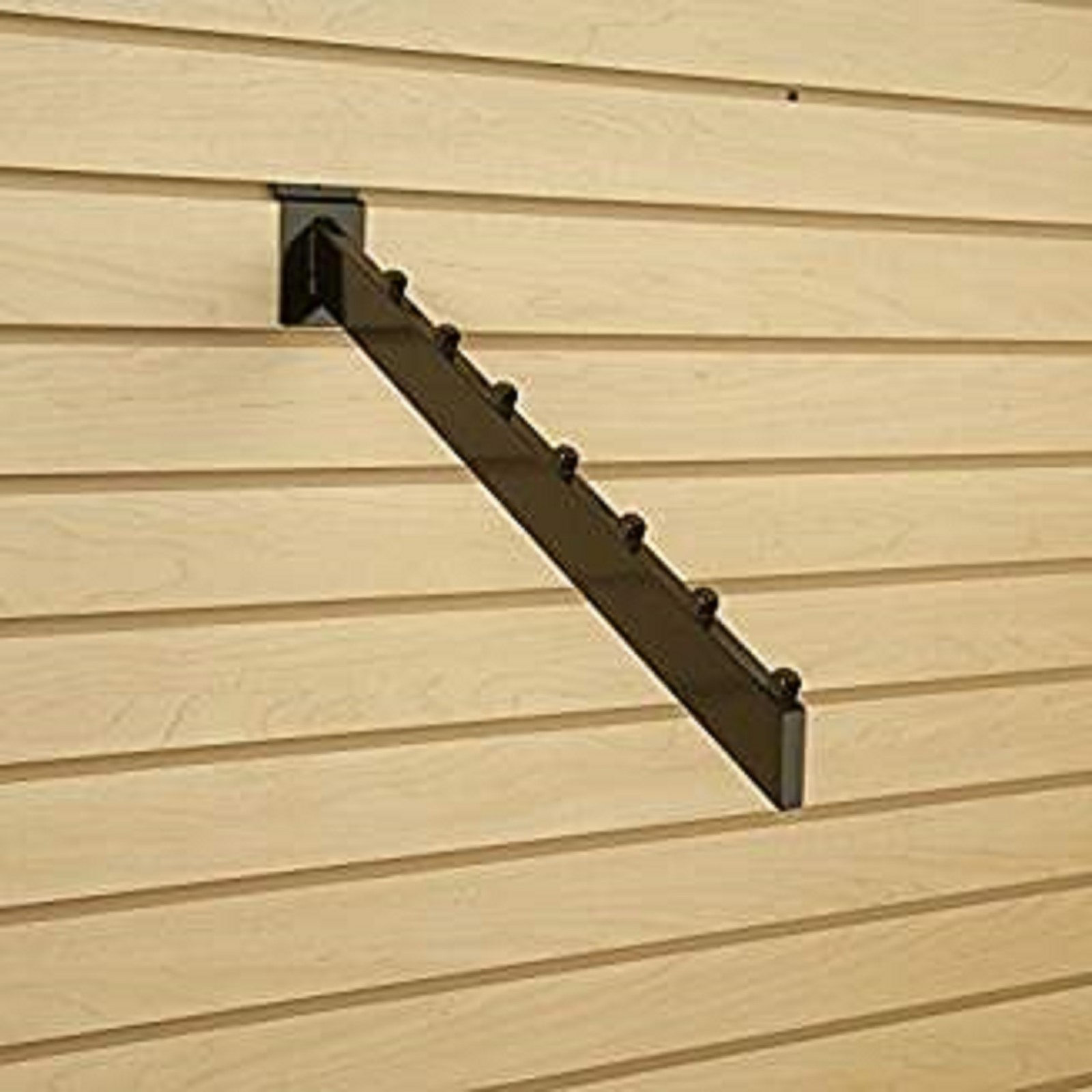 Only Hangers Black 7-Cube Waterfall Slatwall Faceout 1 pc