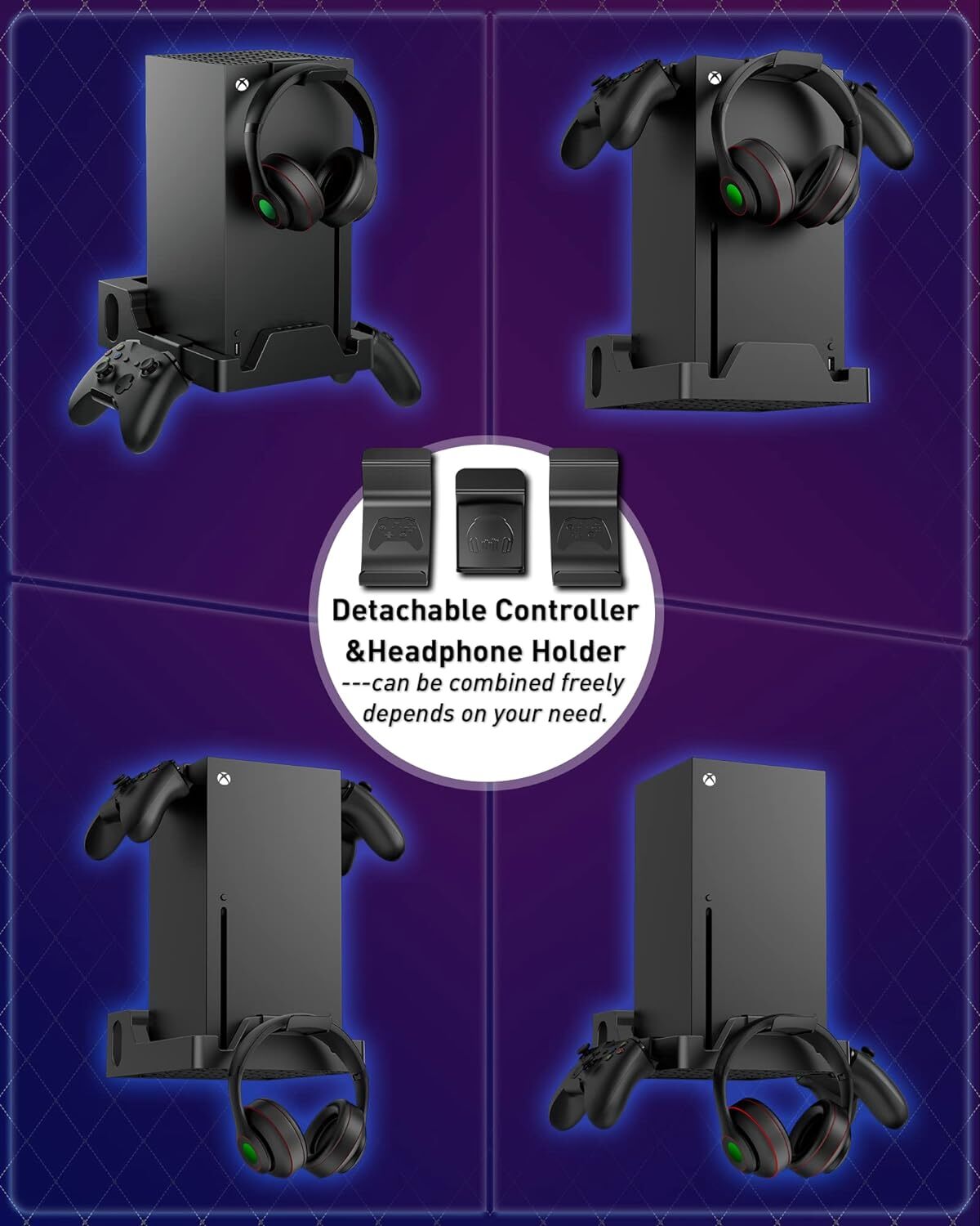 Pared Soporte Para Xbox Series X, Kit De Montaje En Pared Para Xbox Series X ...