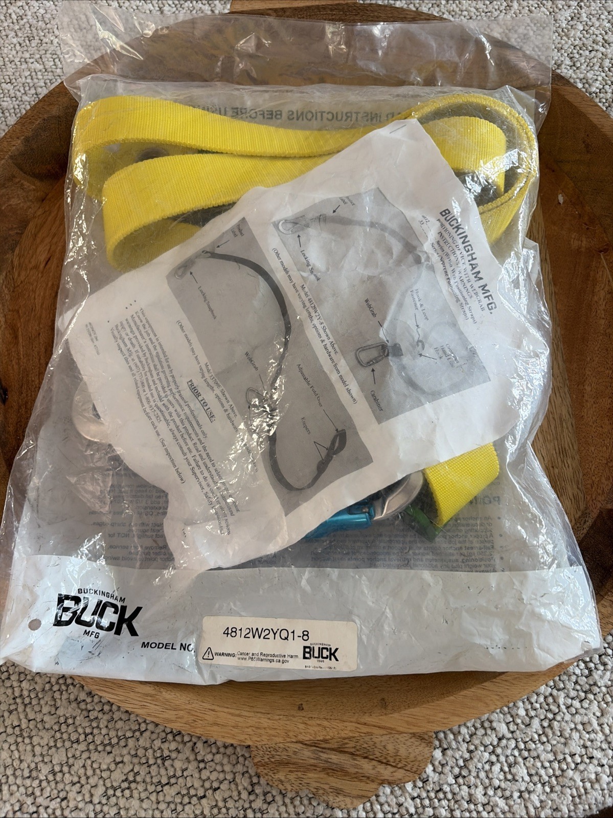 Lineman must ! Buckingham's Adjustable Secondary Web Lanyard “superstrap”