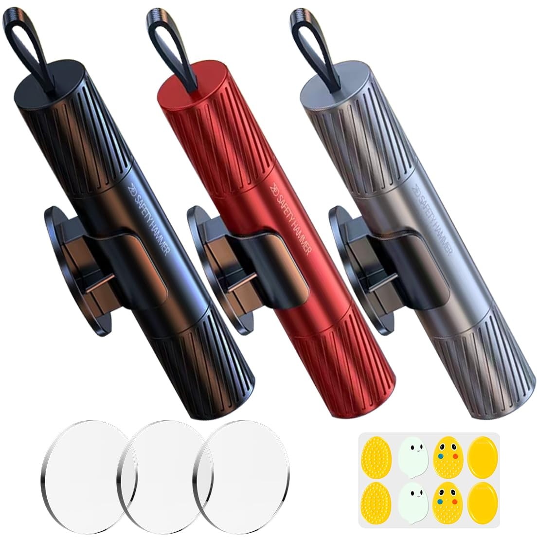 2026 Upgraded Safe Hammer Glass Breaker Under Water, Car Hammer Seatbelt Cutter