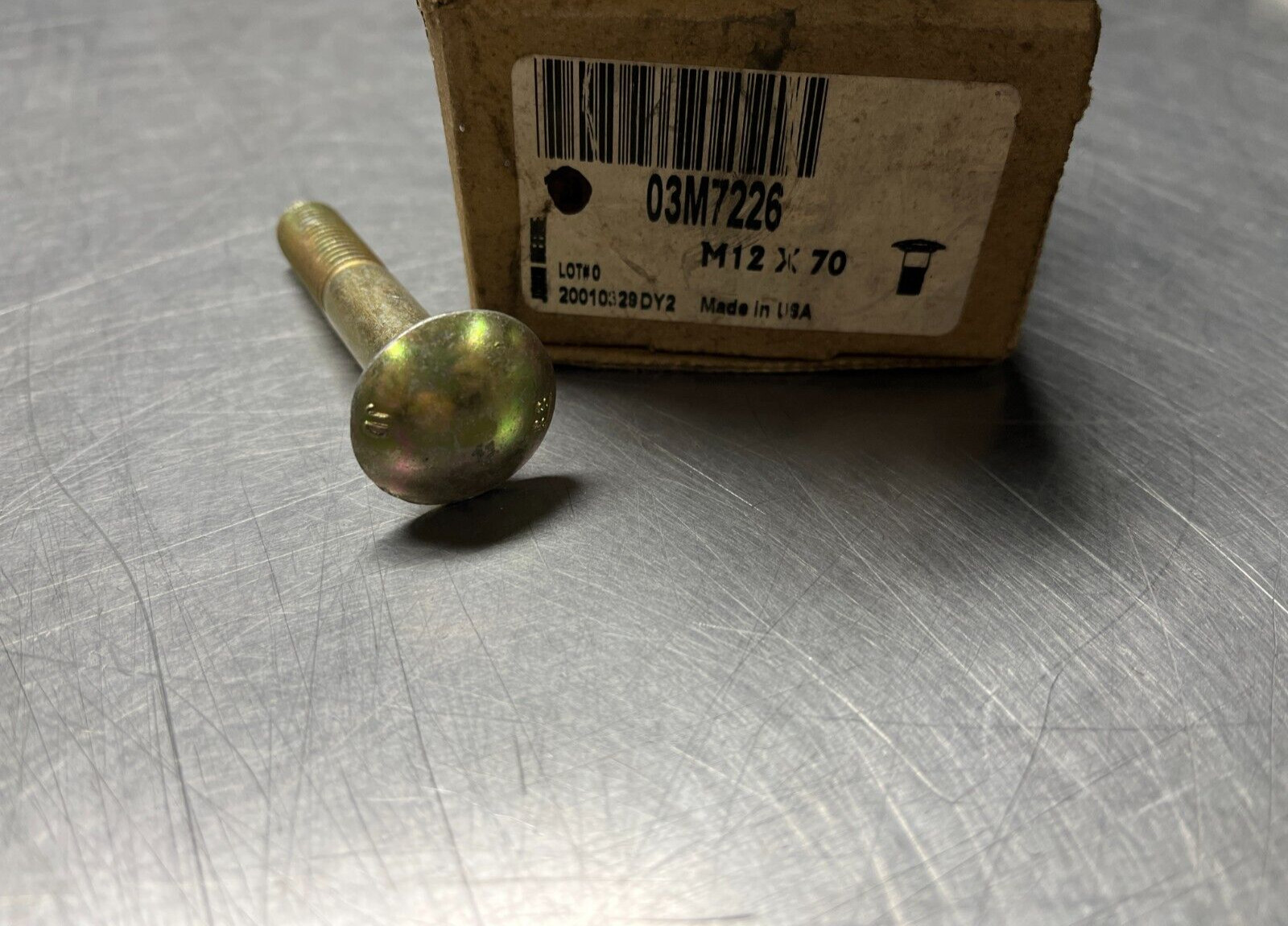 03M7226 GENUINE OEM John Deere BOLT M12x70