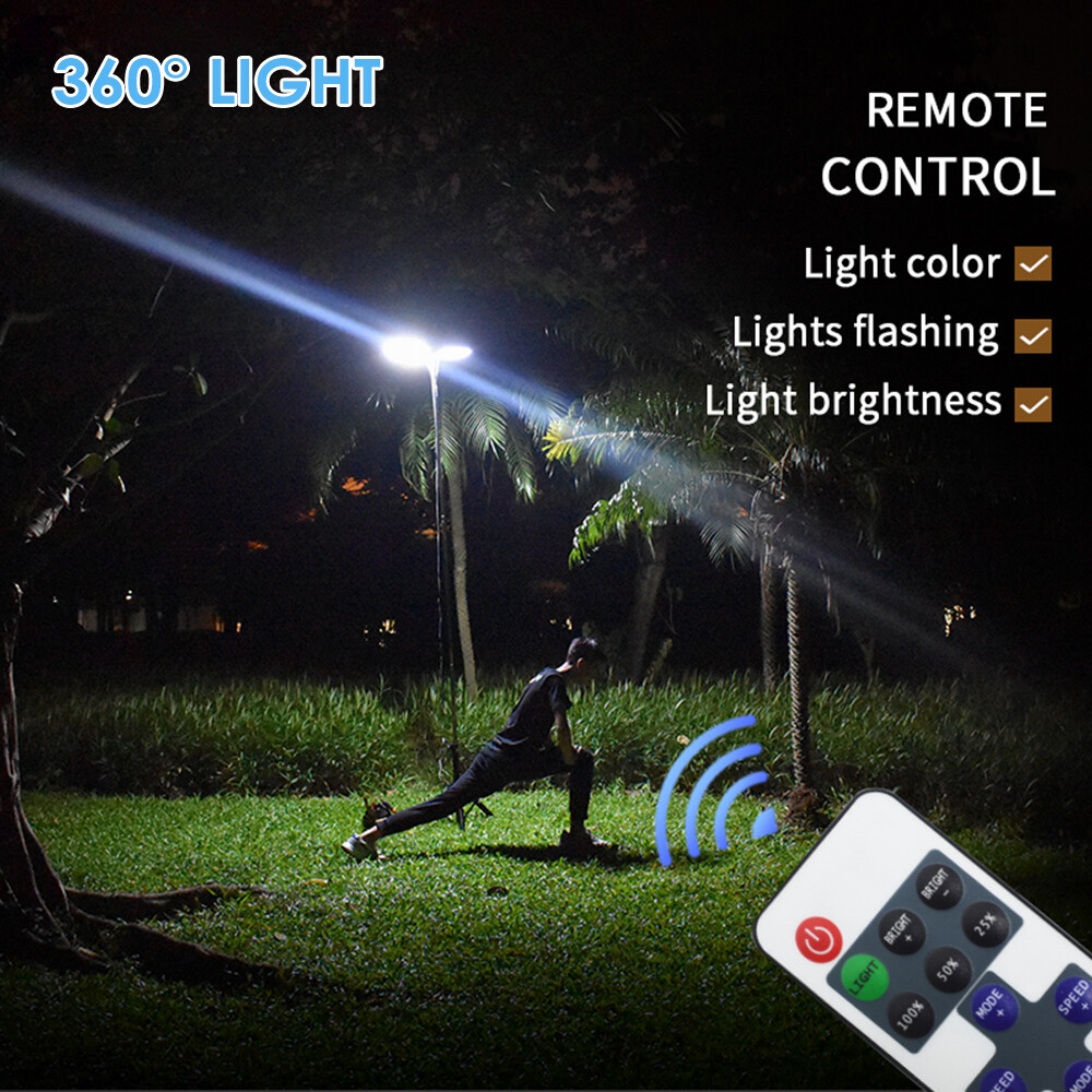 LED Camping Light with Telescopic Lamp Remote Control Rechargeable Outdoor Lamp