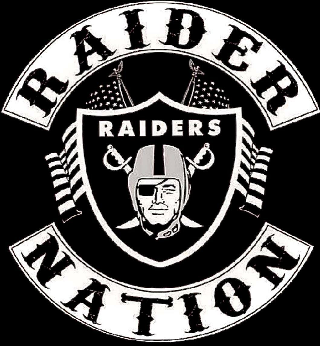(2) Las Vegas Raiders Oakland Nation Waterproof Vinyl Stickers 4x4 Car Decals