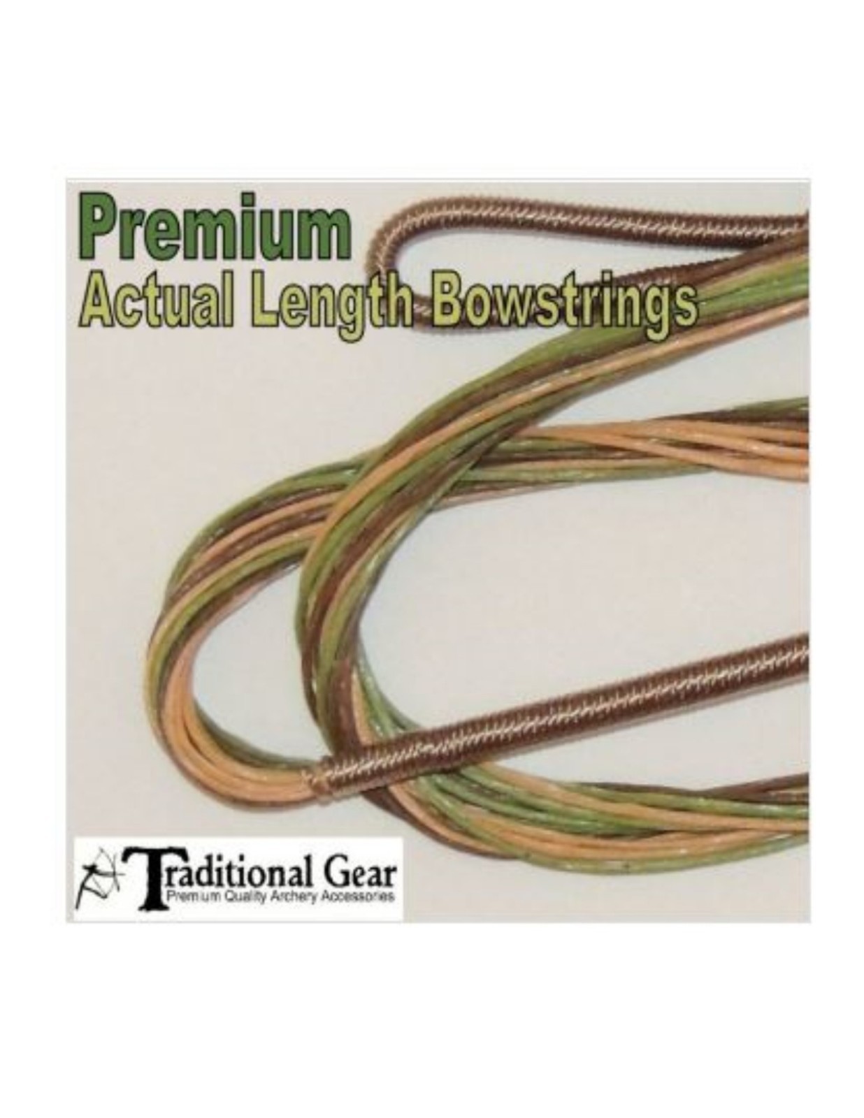 47" ACTUAL LENGTH 16 STRAND B-50 CAMOUFLAGE CAMO RECURVE BOW BOWSTRING Archery
