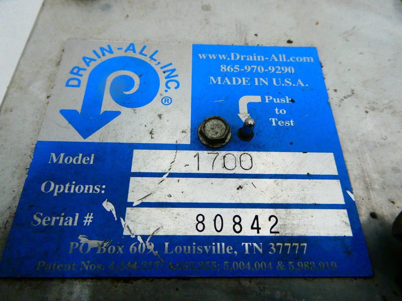 Drain-all 1700 Compressed Air Pneumatic Drain Trap
